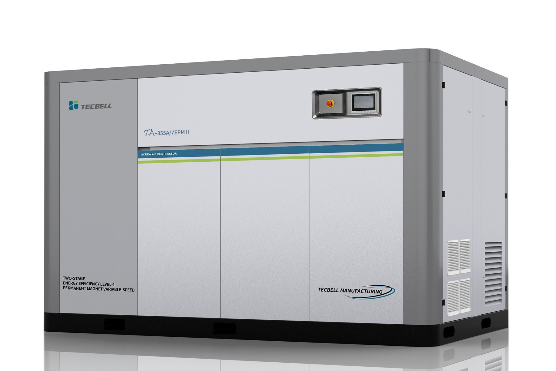 Permanent magnet variable-speed two-stage screw air compressor/185~450kw