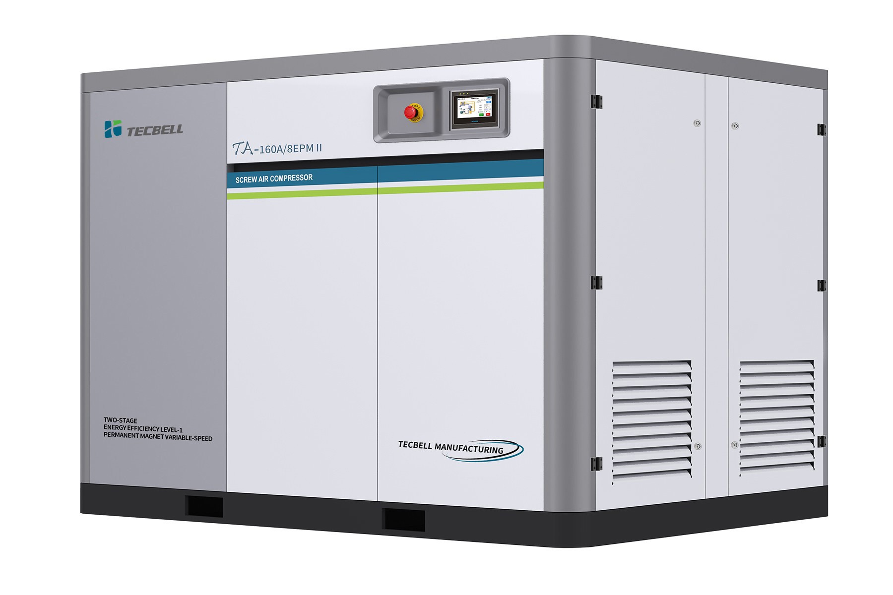 Permanent magnet variable-speed two-stage screw air compressor/55~160kw